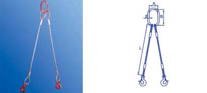 Steel wire rope sling