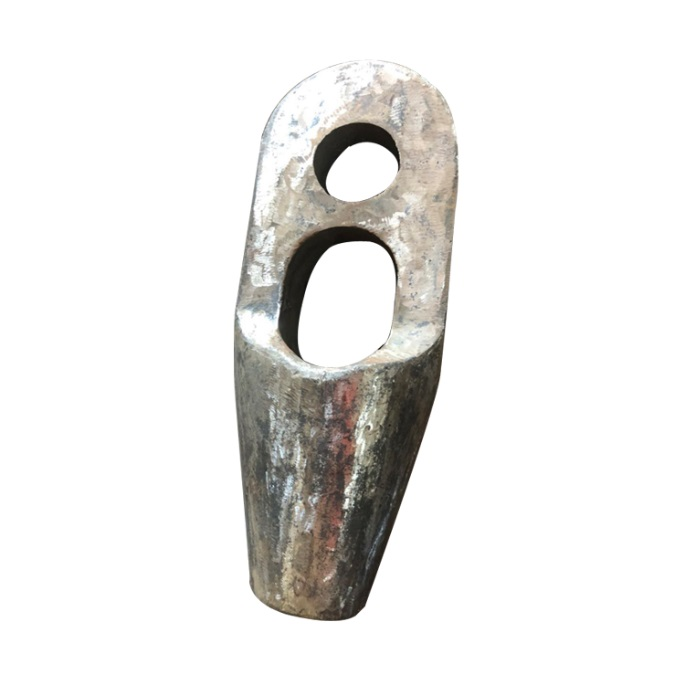 Open casting spelter socket