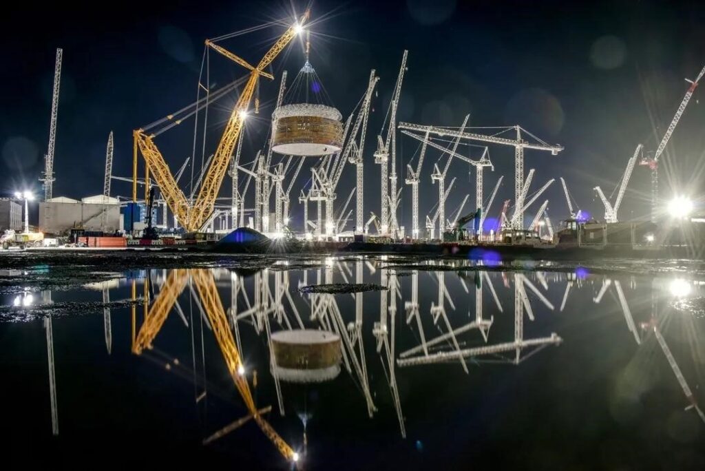 Classic lifting site! Hinkley Point C, the largest nuclear power station in the UK