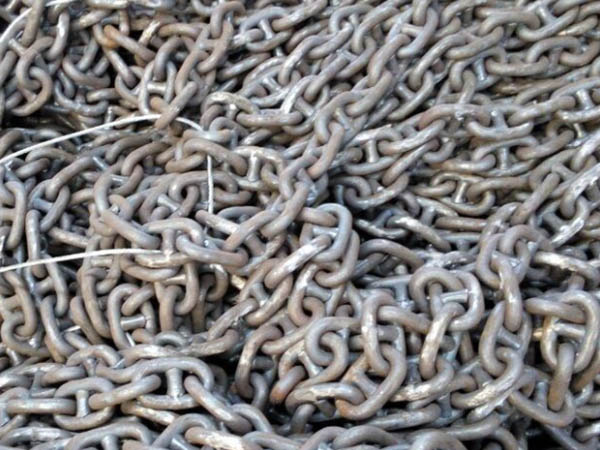 Stud link anchor chain