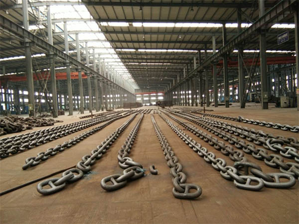 Stud link anchor chain