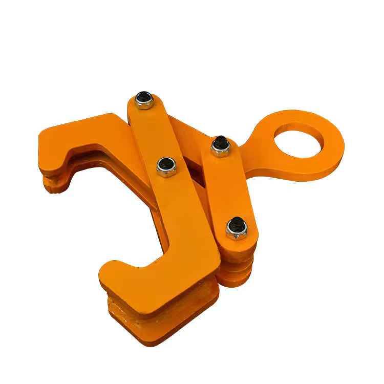 Steel lifting rail clamp