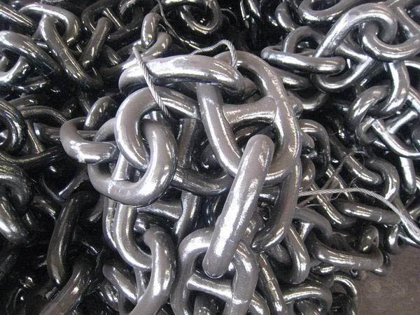 Stud link anchor chain