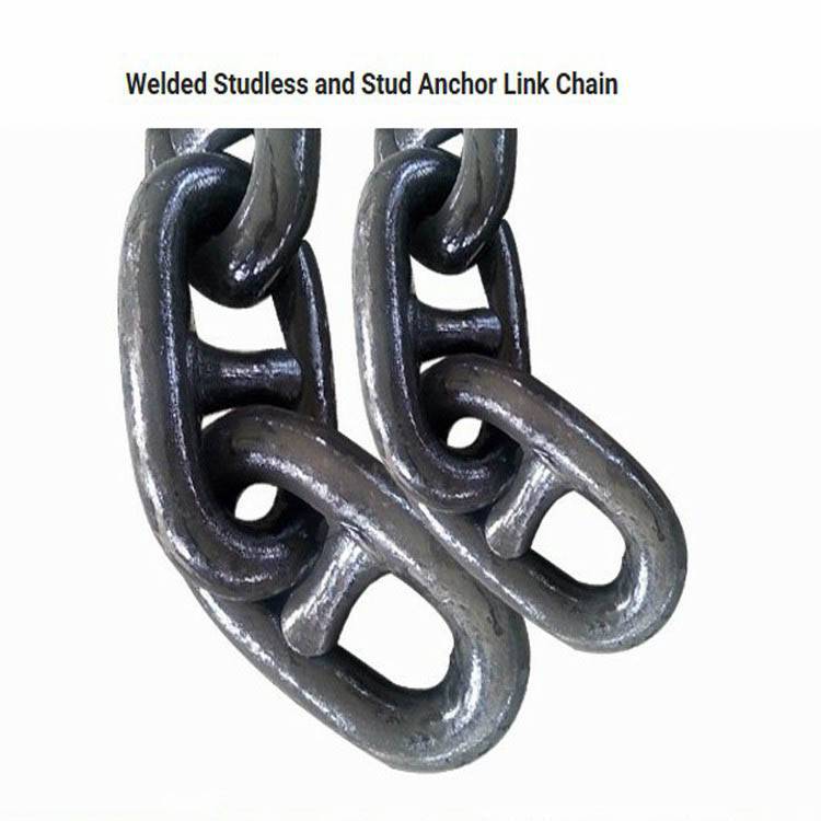 Stud link anchor chain