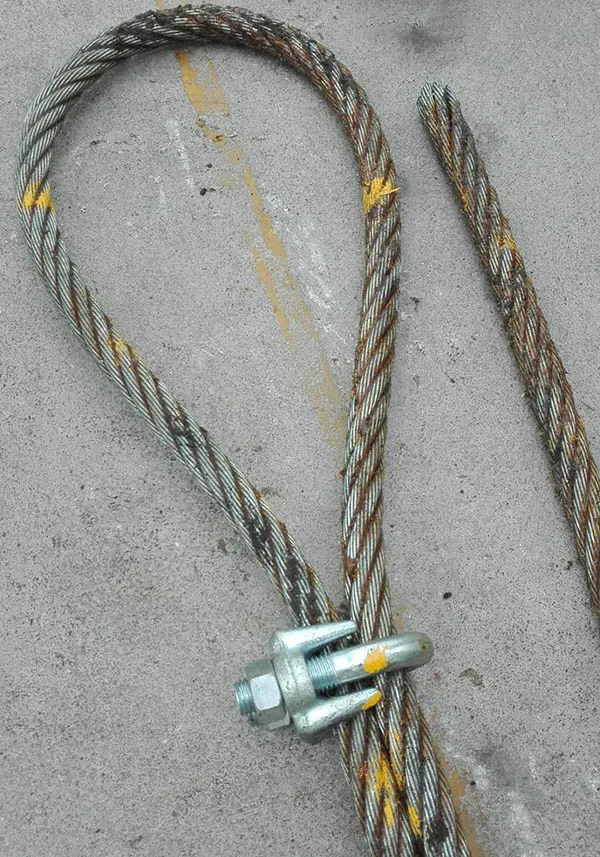 wire rope clamp